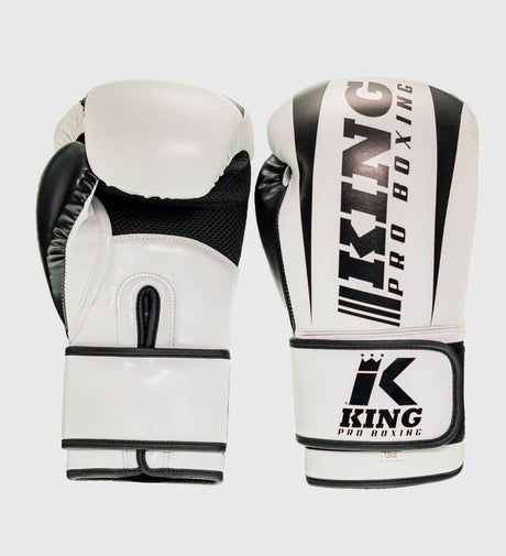 King Boxhandschuhe Revo - Weiss/Schwarz - The Fight Company Deutschland