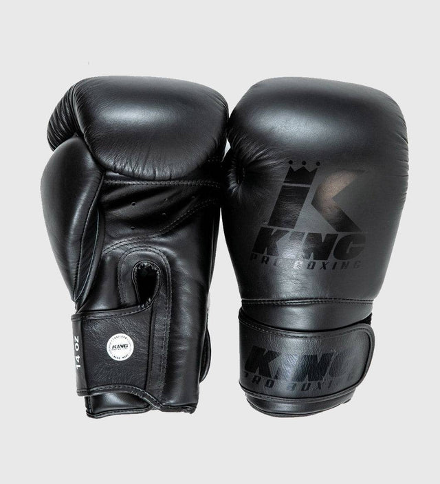 King Boxhandschuhe Star 12 - Schwarz/Schwarz - The Fight Company Deutschland