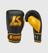 King Boxhandschuhe Star 16 - Schwarz/Gold - The Fight Company Deutschland