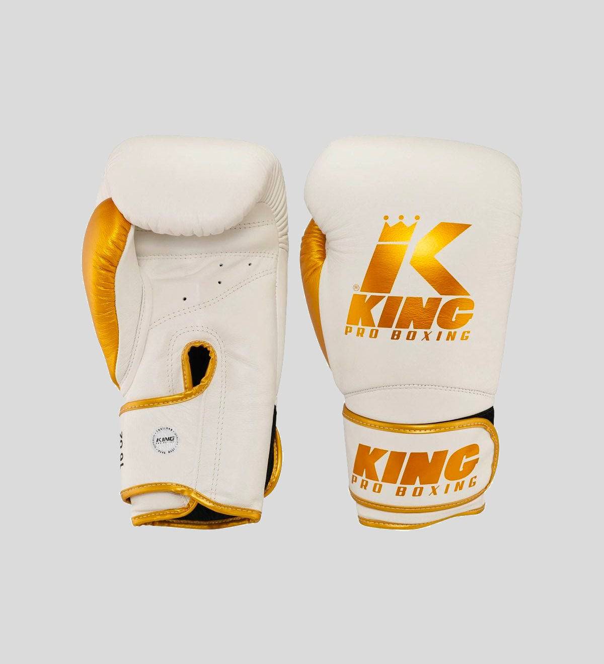 King Boxhandschuhe Star 17 - Weiss/Gold - The Fight Company Deutschland