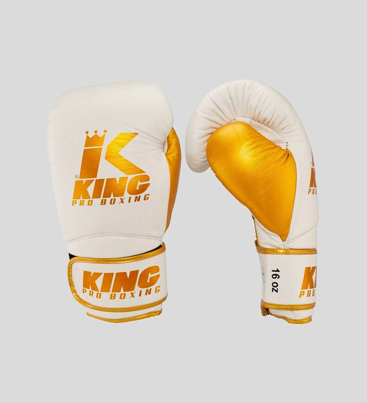 King Boxhandschuhe Star 17 - Weiss/Gold - The Fight Company Deutschland