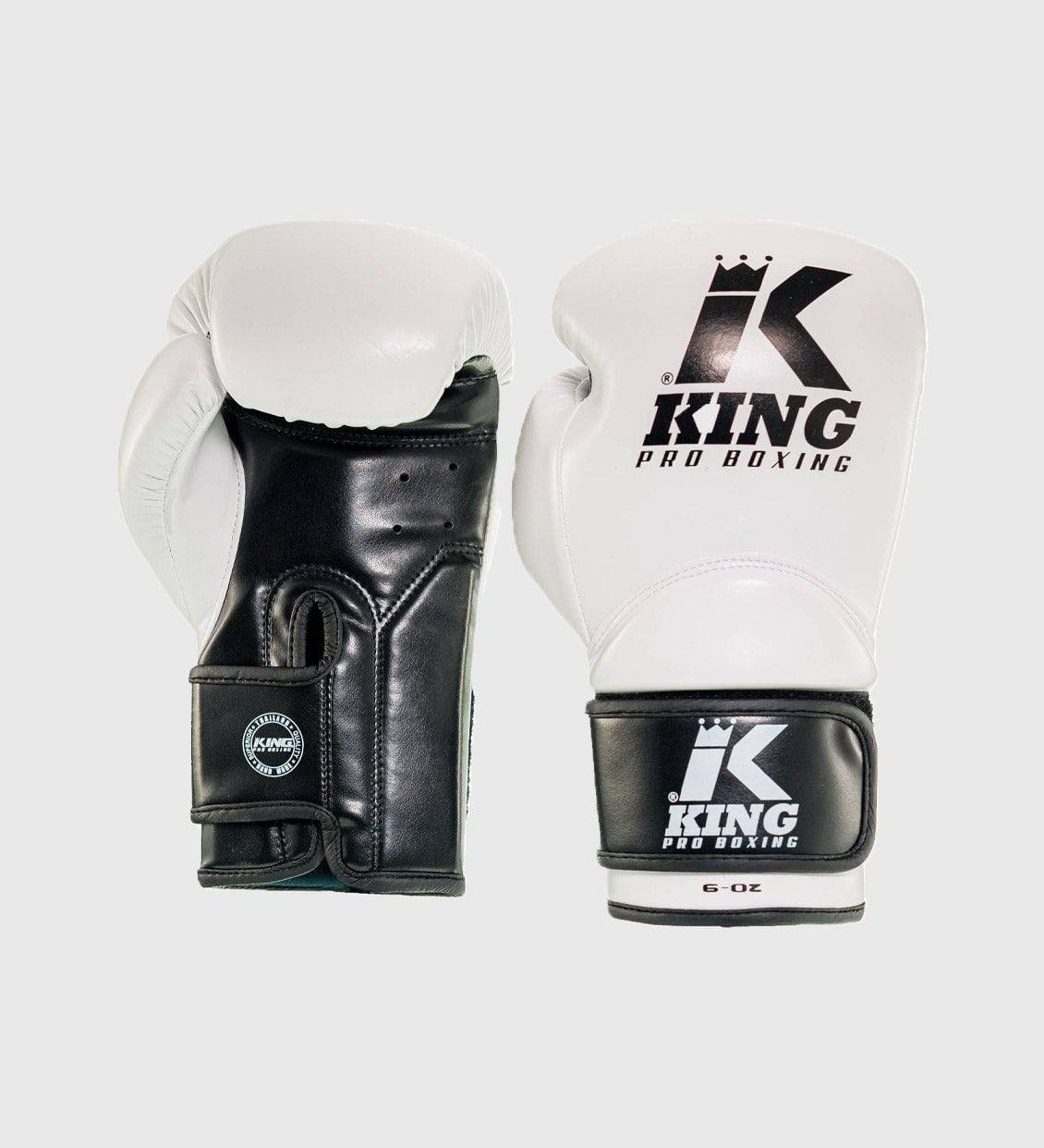 King Boxhandschuhe BG2 Kids - Weiss/Schwarz - The Fight Company Deutschland