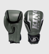 King (Kick)Bokshandschoenen Thor - Kaki Groen/Zwart/Zilver - (Kick)Bokshandschoenen