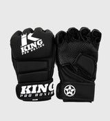King MMA Handschuhe Revo2 - Schwarz/Weiss - The Fight Company Deutschland