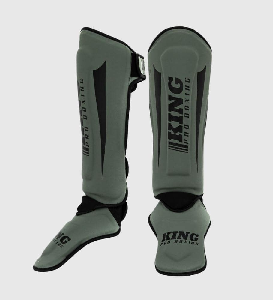 King Schienbeinschoner Revo - Kaki Grün/Schwarz - The Fight Company Deutschland