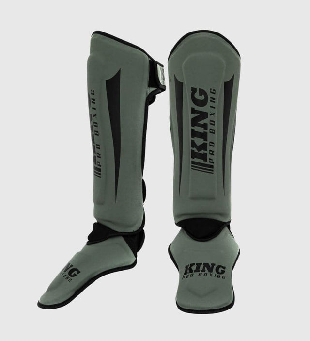 King Schienbeinschoner Revo - Kaki Grün/Schwarz - The Fight Company Deutschland