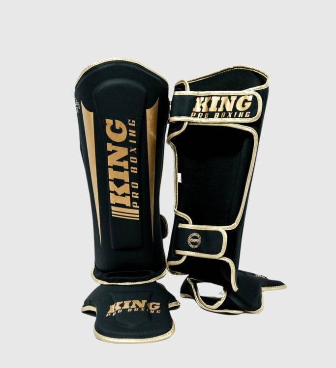 King Schienbeinschoner Revo - Schwarz/Gold - The Fight Company Deutschland