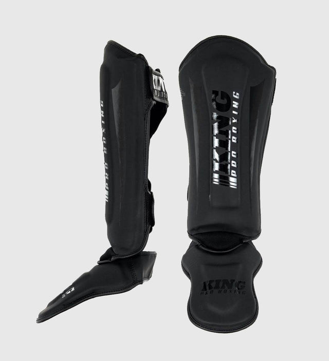 King Schienbeinschoner Revo - Schwarz/Schwarz - The Fight Company Deutschland