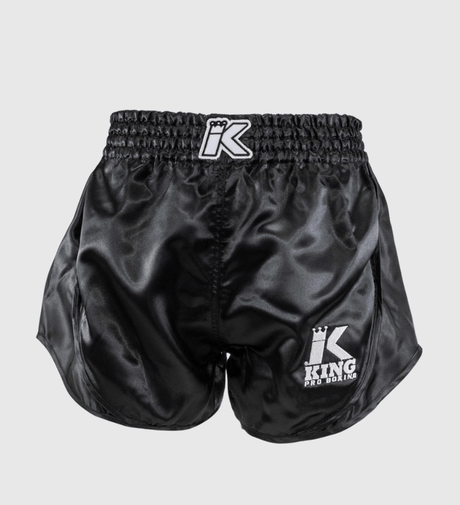 King Pro Boxing Kickboks Broekje Retro Hybrid - Zwart - The Fight Company Deutschland