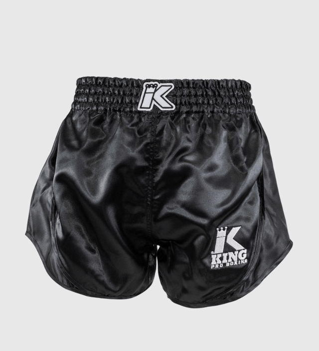 King Pro Boxing Kickboks Broekje Retro Hybrid - Zwart - The Fight Company Deutschland