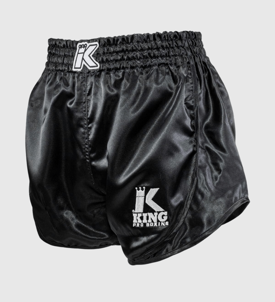 King Pro Boxing Kickboks Broekje Retro Hybrid - Zwart - The Fight Company Deutschland