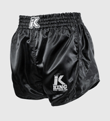 King Pro Boxing Kickboks Broekje Retro Hybrid - Zwart - The Fight Company Deutschland