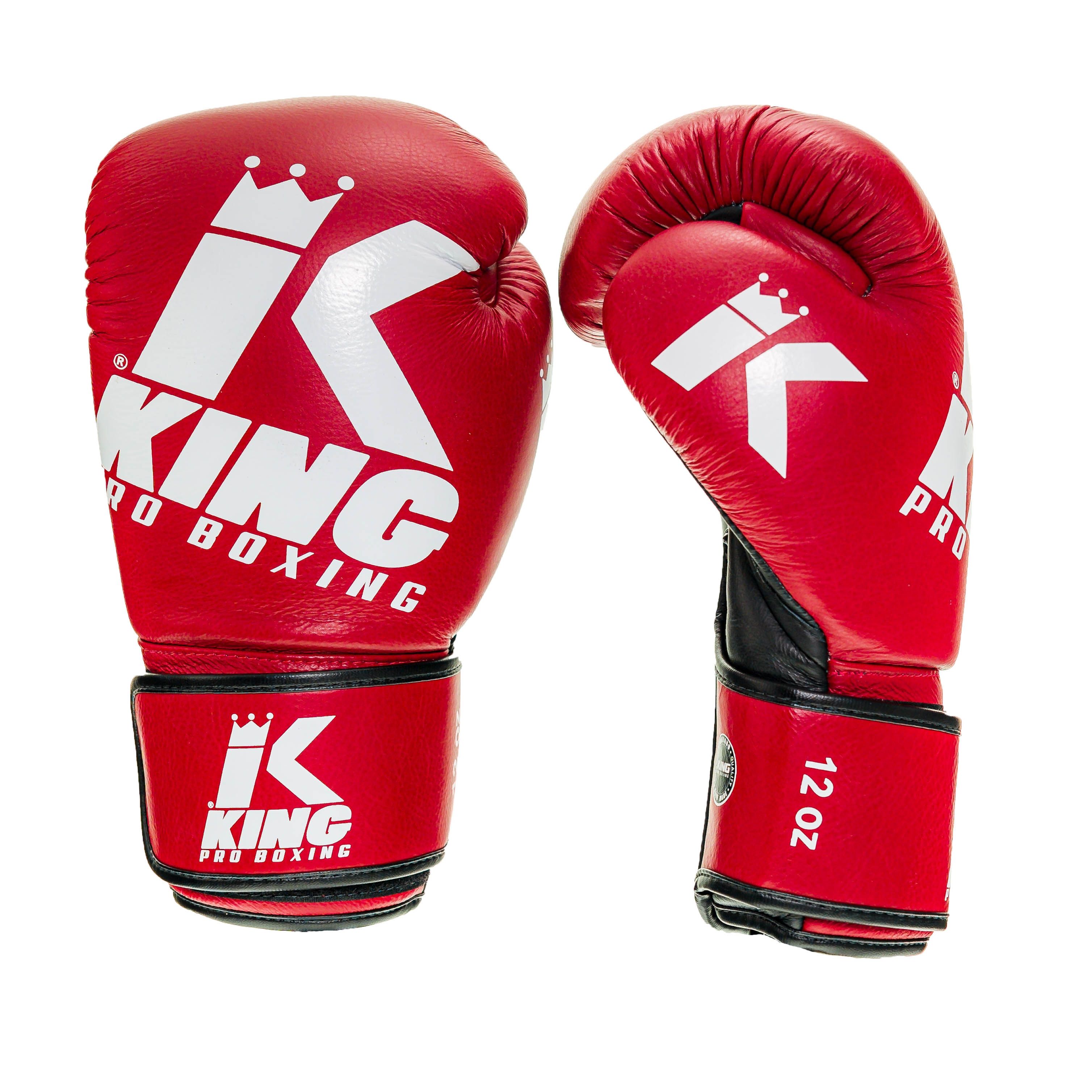 King Boxhandschuhe Platinum - Rot/Schwarz