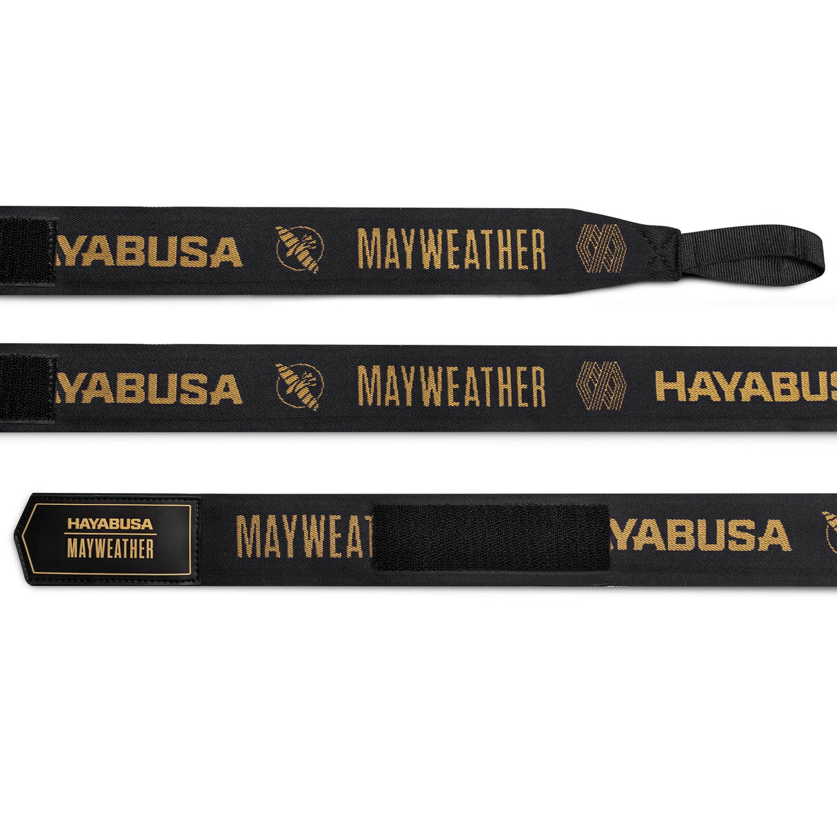 Hayabusa x Mayweather Bandages Deluxe - Zwart/Goud