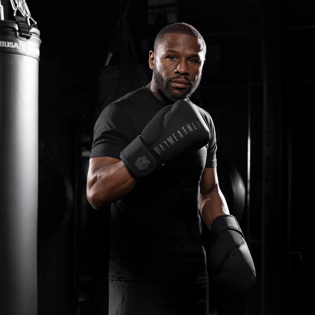Hayabusa x Mayweather Bokshandschoenen Champ - Zwart/Zwart
