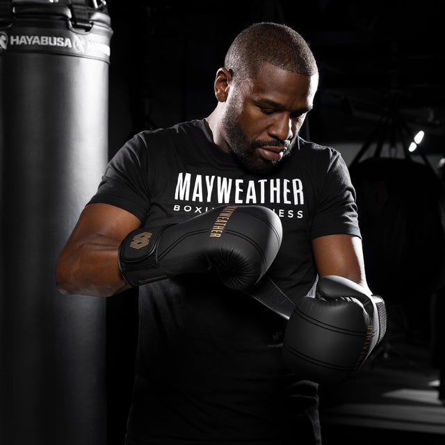 Hayabusa x Mayweather Boxhandschuhe Contender - Schwarz/Gold