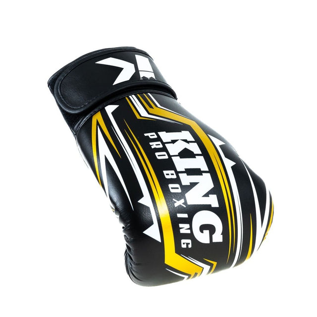 King Pro Boxing Boxhandschuhe BG Spartan – Schwarz/Gelb