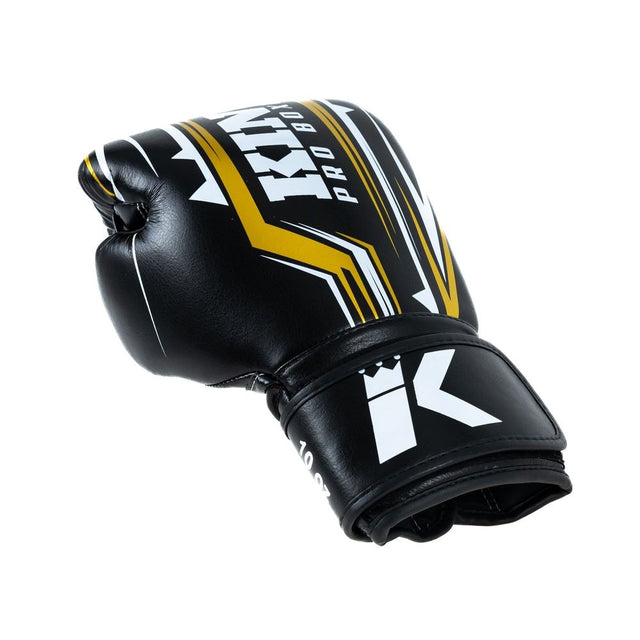 King Pro Boxing Boxhandschuhe BG Spartan – Schwarz/Gelb
