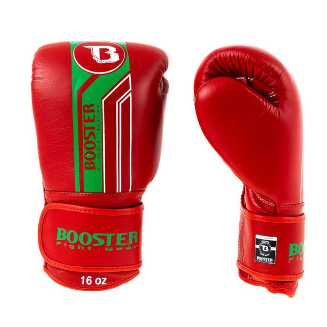 Booster Boxhandschuhe V9 'Morocco' - Rot/Grün