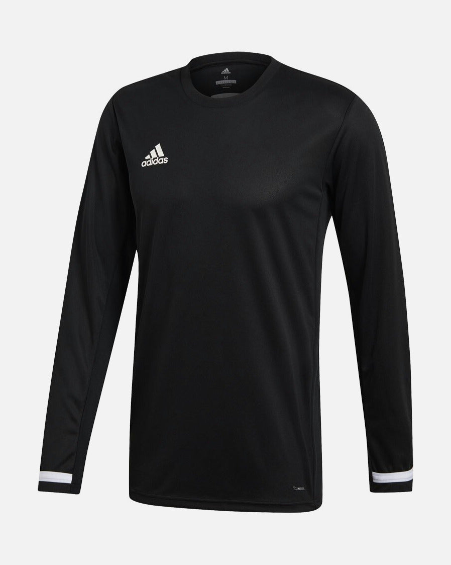 Adidas T19 Jersey Lange Ärmel - Schwarz/Weiß