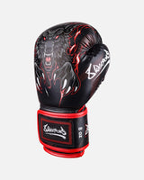 8 WEAPONS Boxhandschuhe Beastial Wolf Kinder - Schwarz/Rot
