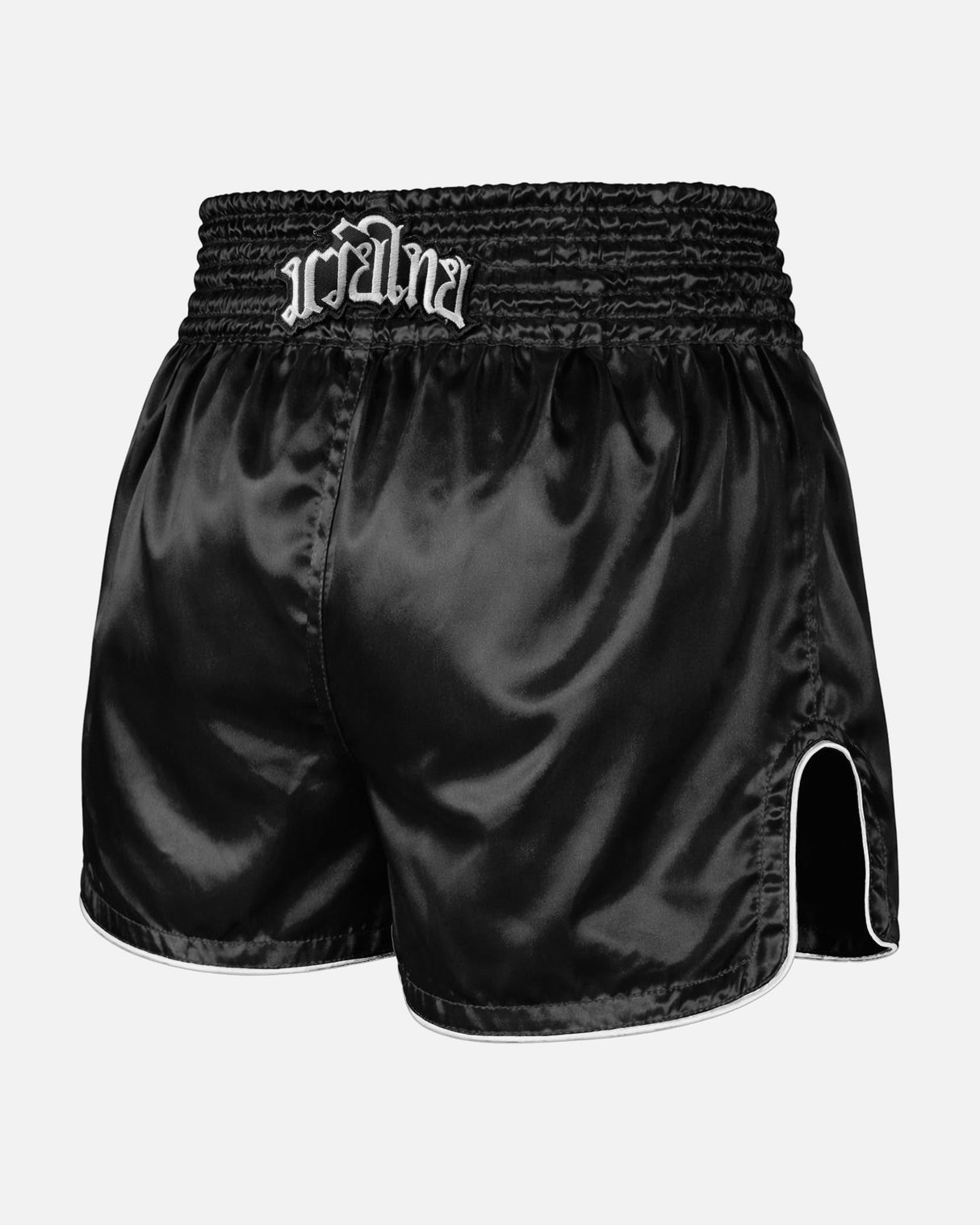 8 WEAPONS Muay-Thai-Shorts Mongkol - Schwarz/Weiß