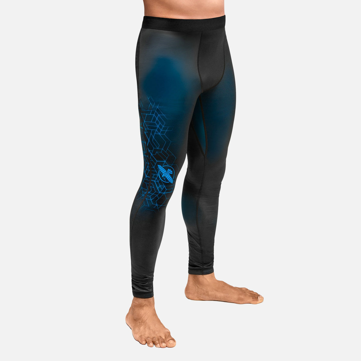 Hayabusa Kompressionsshorts Geo - Blau