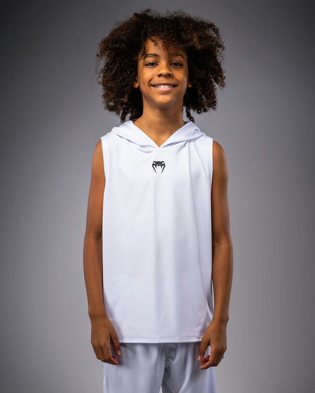 Venum Hoodie Elite Ärmellos Kinder - Weiß