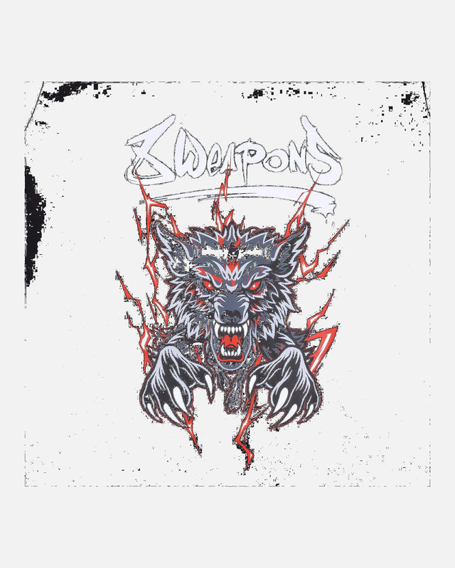 8 WEAPONS T-Shirt Beastial Wolf - Schwarz/Rot