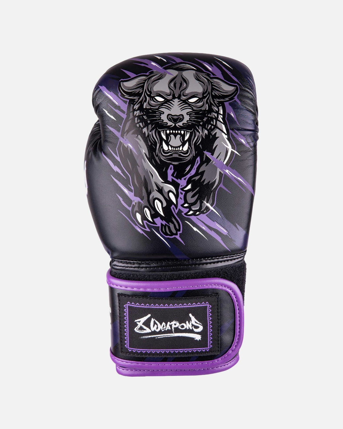 8 WEAPONS Boxhandschuhe Beastial Panther Kinder - Schwarz/Lila