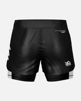 Phantom Athletics MMA Shorts Fusion-R 2in1 Savage - Schwarz/Weiß