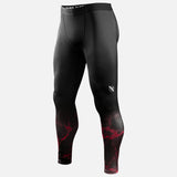 Hayabusa x UFC BJJ Kompressionsshorts - Schwarz/Rot