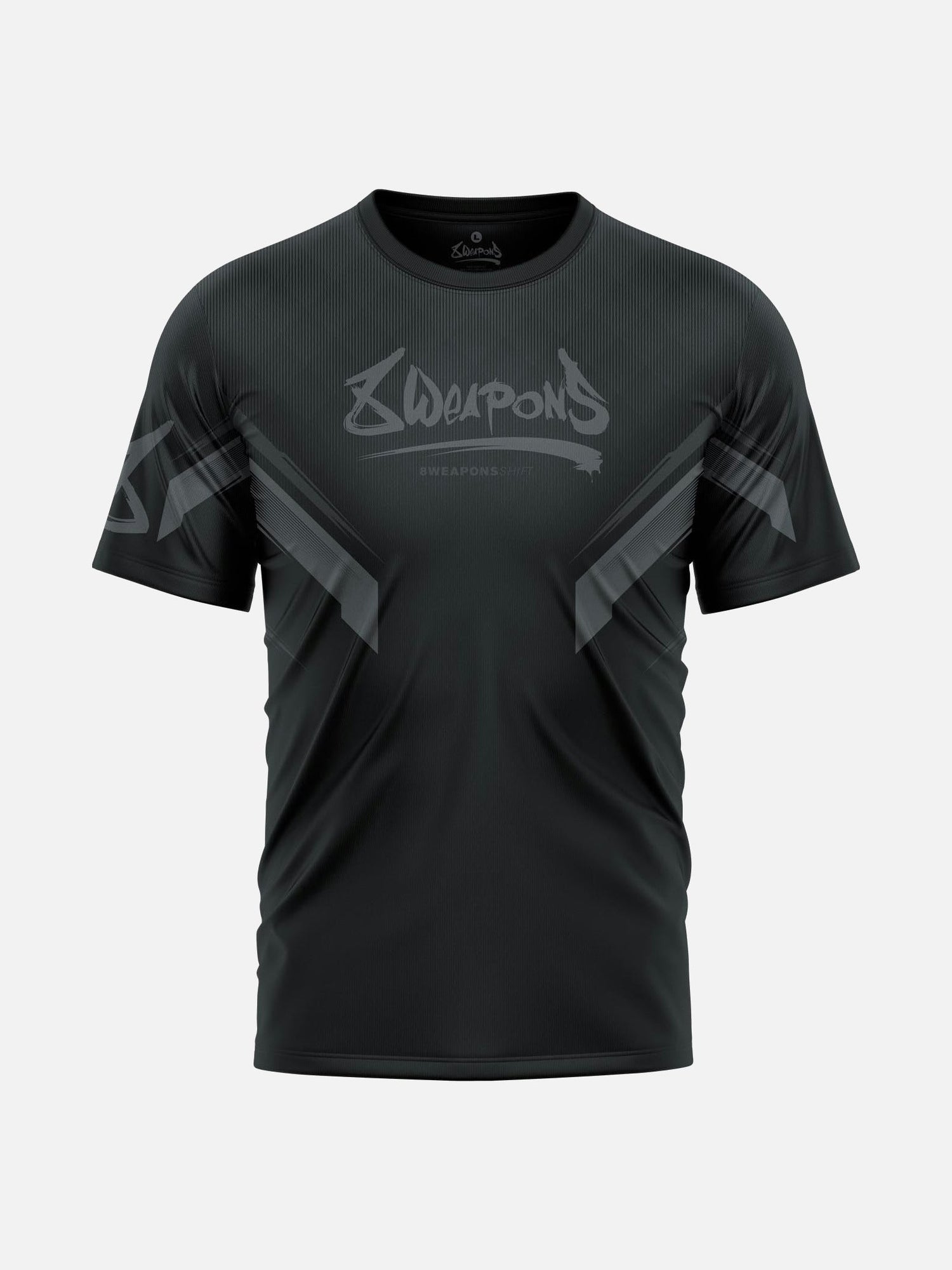 8 WEAPONS T-Shirt Shift - Schwarz