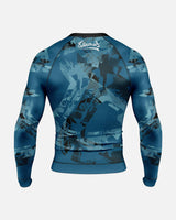 8 WEAPONS Rashguard Hit 2.0 - Dunkelblau/Schwarz