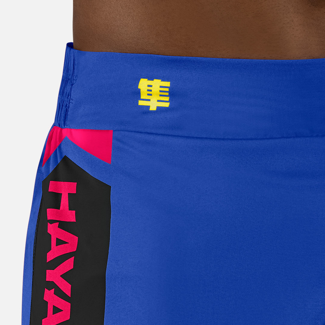 Hayabusa Muay-Thai-Shorts Icon - Blau/Gelb
