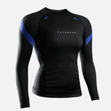 Hayabusa Rashguard Pro Ranked Lange Ärmel Damen - Blau