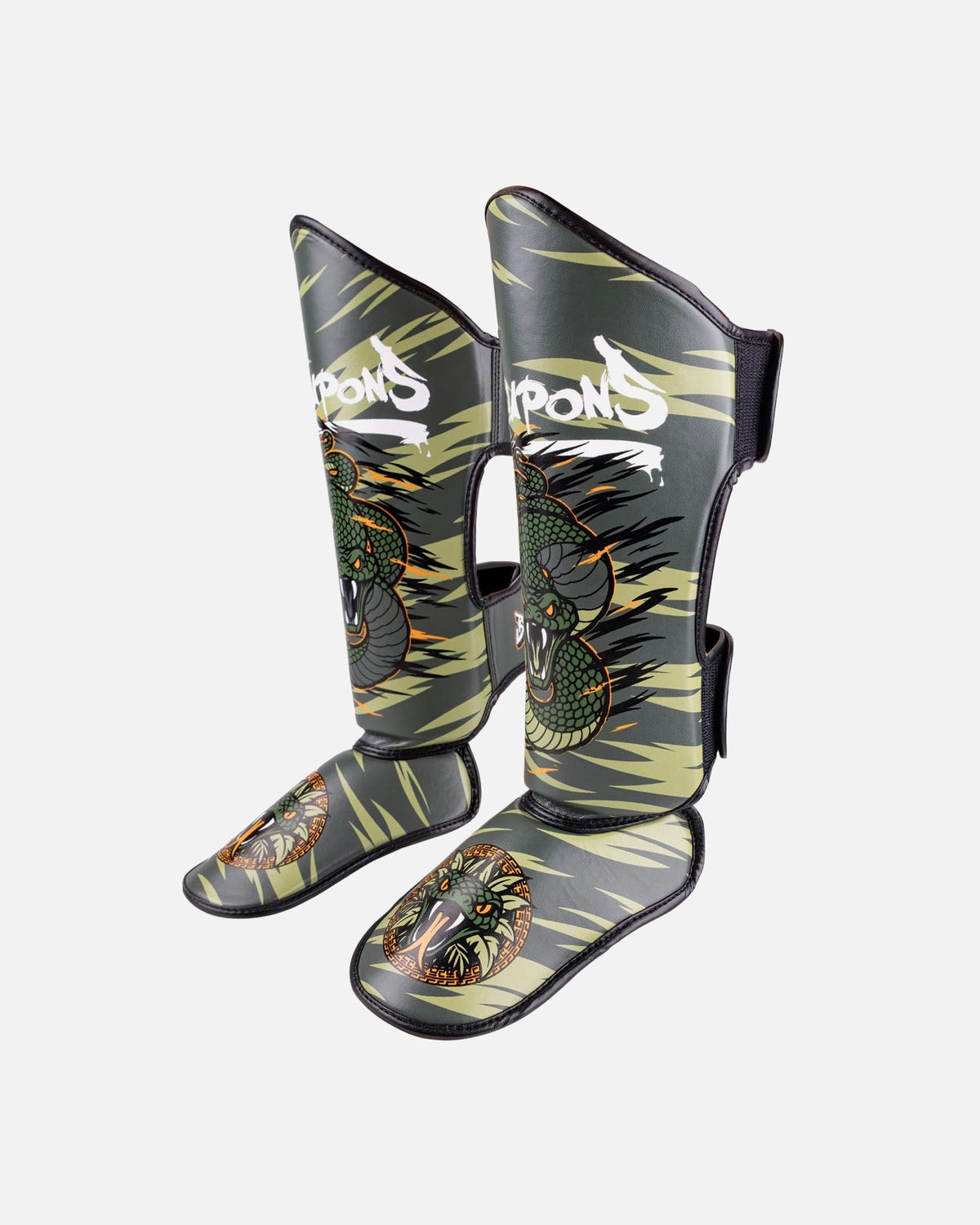 8 WEAPONS Schienbeinschoner Beastial Viper - Khaki