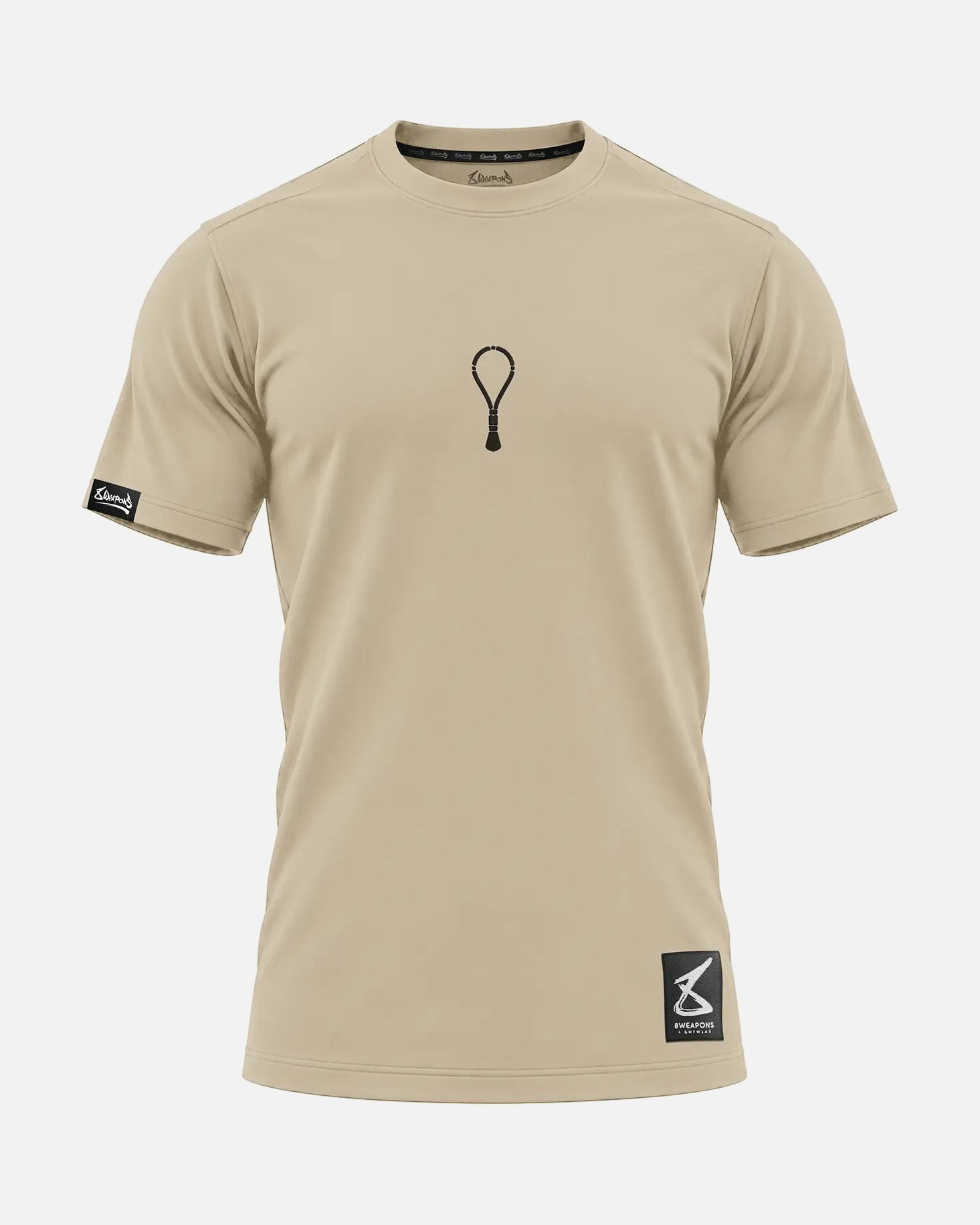 8 WEAPONS T-Shirt Mongkol - Sand/Schwarz