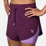 Hayabusa Trainingsshorts Damen - Weinrot