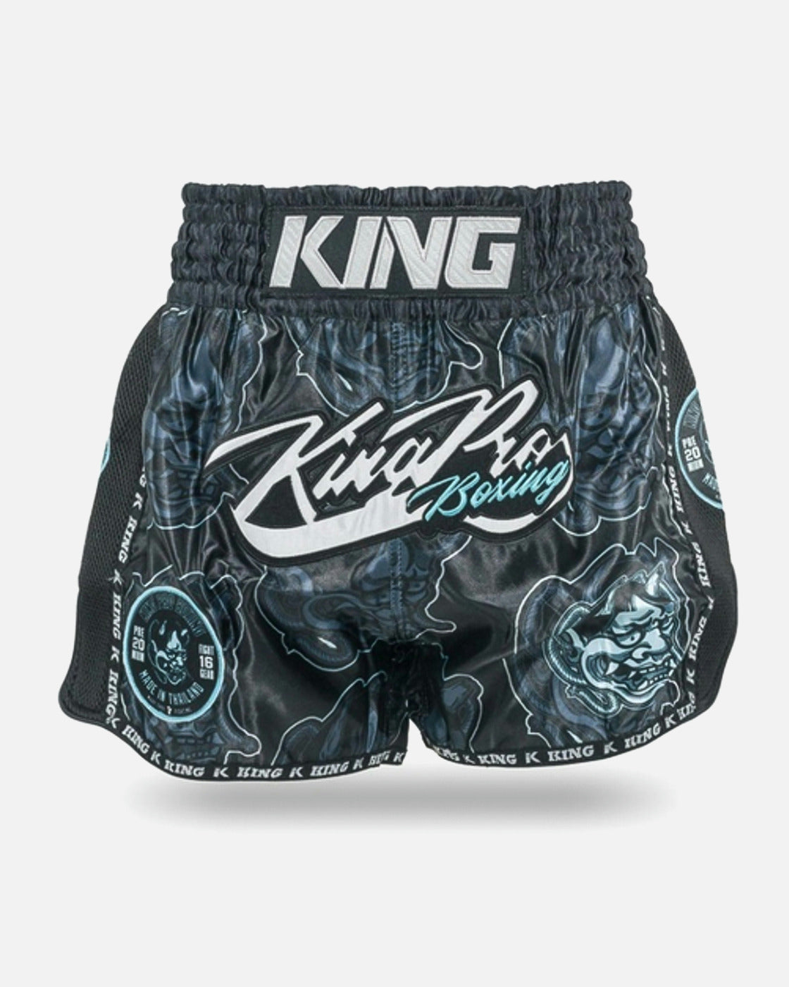 King Pro Boxing Muay Thai Shorts Demon - Schwarz
