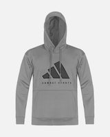 Adidas Hoodie Tech Line - Grau/Schwarz