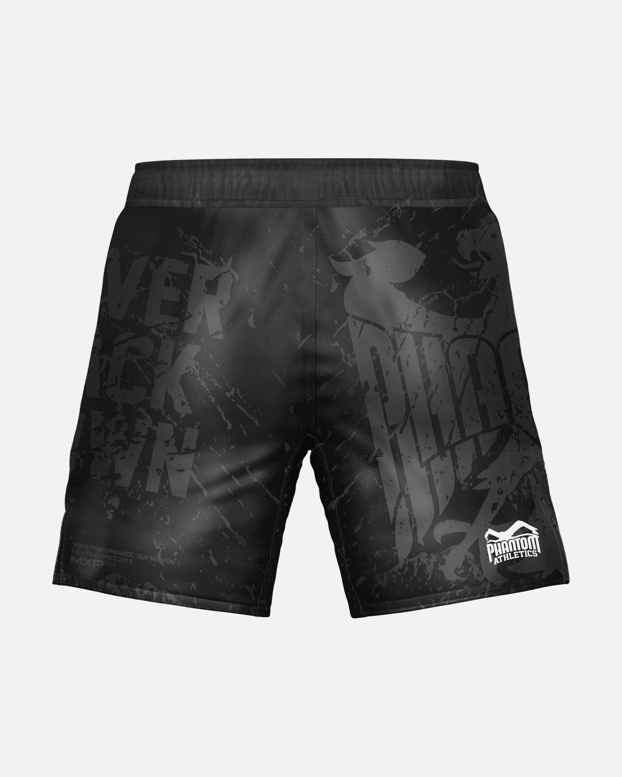 Phantom Athletics MMA Shorts EVO - Schwarz/Rot/Gold