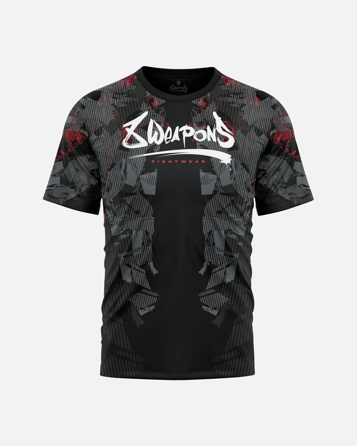 8 WEAPONS T-Shirt Hit 2.0 - Schwarz/Rot