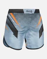 8 WEAPONS MMA Shorts Shift - Eisgrau/Orange