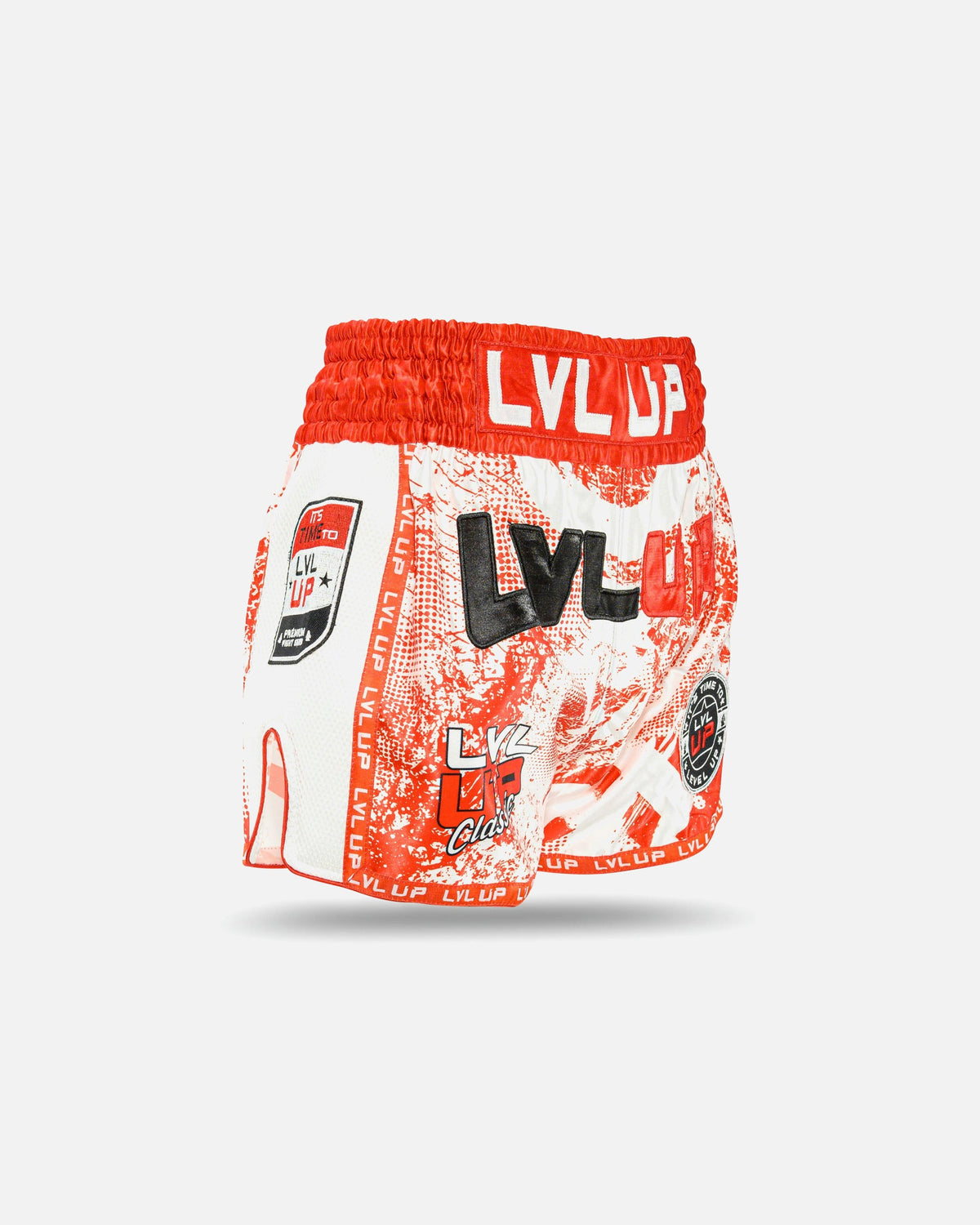 LVL UP Muay Thai Shorts Stadium - Rot