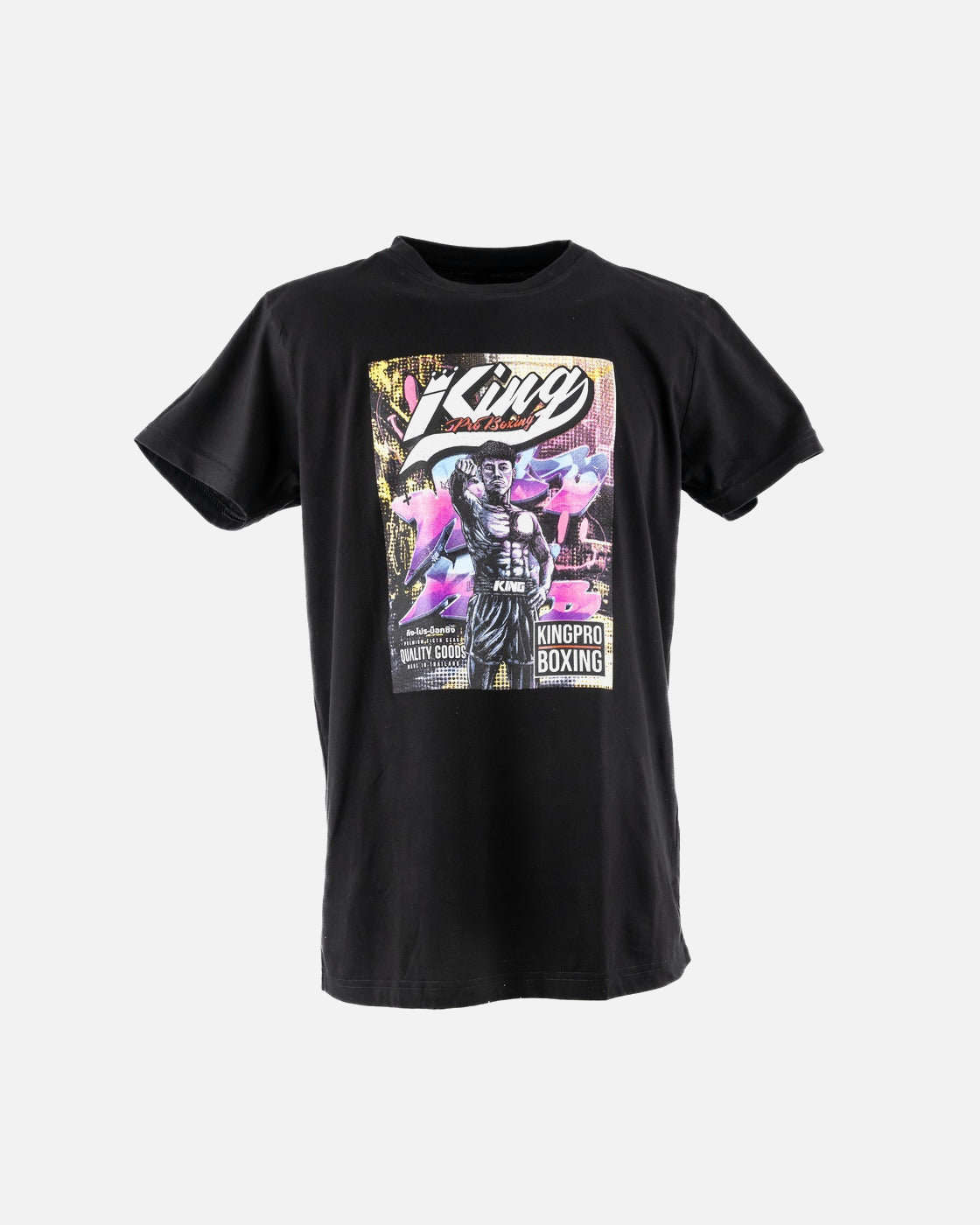 King Pro Boxing T-Shirt Comic - Schwarz