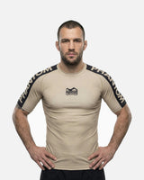 Phantom Athletics Rashguard EVO Apex Kurzarm - Sand