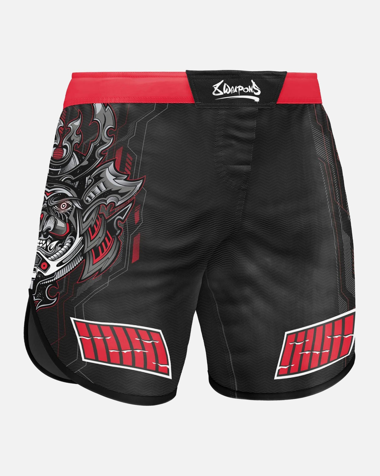 8 WEAPONS MMA-Shorts Samurai 2.0 – Schwarz/Rot