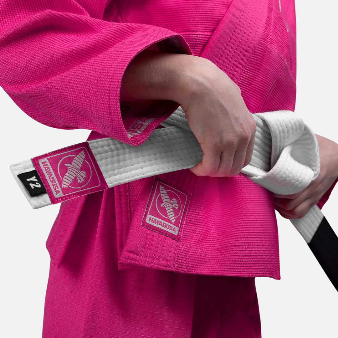 Hayabusa BJJ Gi Essential Kinder - Rosa