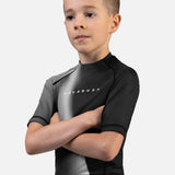 Hayabusa Rashguard Apex Nova Kurzarm Kinder - Schwarz